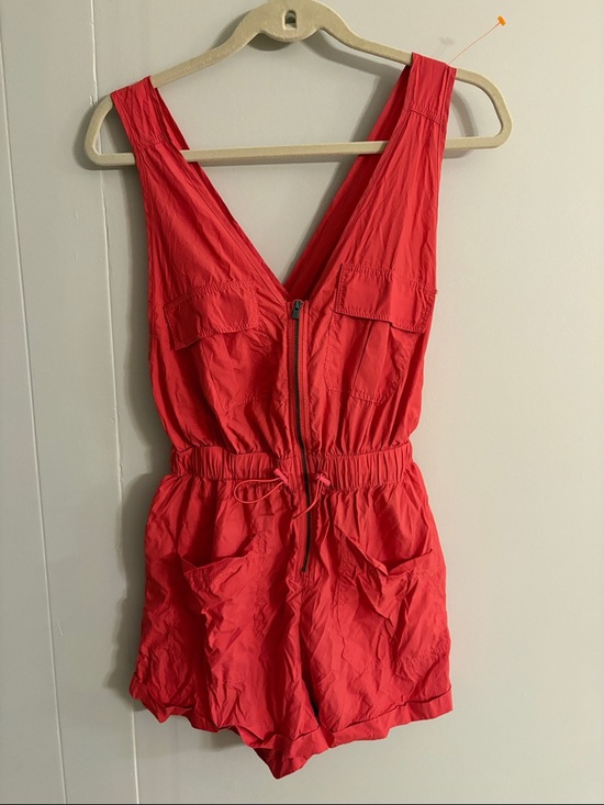 NEW FP Movement Noiseless Back On Trek Shortsie Extra Small Orange - Picture 2 of 6